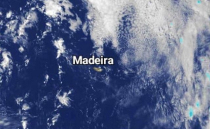 Nuvens aproximam-se da Madeira