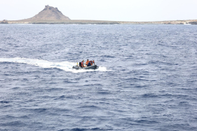 Pacote com 1 kg de coca&iacute;na, nas Selvagens