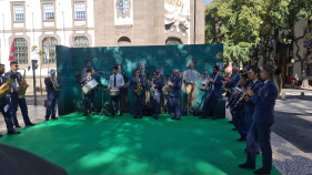 Banda da Ribeira Brava animou Funchal (com v&iacute;deo)