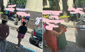 Turistas tentam reservar estacionamento e d&aacute; briga