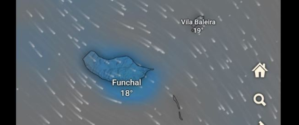 Amanhã pode chover na Madeira