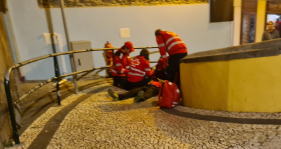 Cruz Vermelha presta socorro na Rampa do Cidr&atilde;o