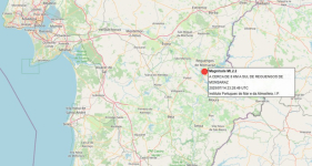 Sismo sentido em Reguengos de Monsaraz