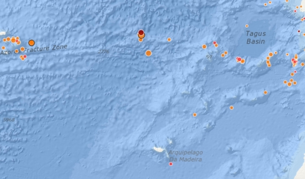 Sismo na Região Madeira - Tore