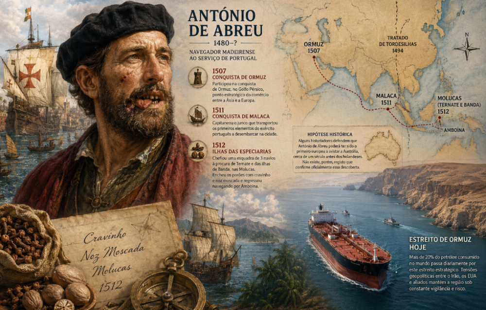António de Abreu: o navegador madeirense que esteve na conquista de Ormuz