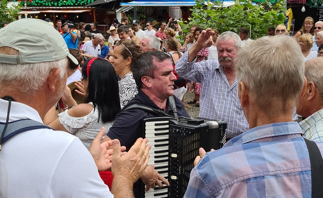 Comboio "apitou" no Monte. Veja a atuação do artista Buzico.