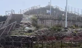 Neve e granizo nos pontos mais altos da Madeira (com v&iacute;deo)