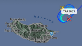 Vento forte cancela 11 voos, na Madeira