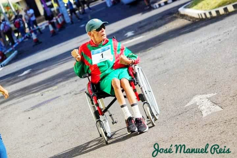 Acidente com cadeira de rodas no Funchal