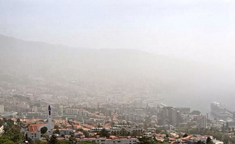 Poeiras "invadem" o Funchal