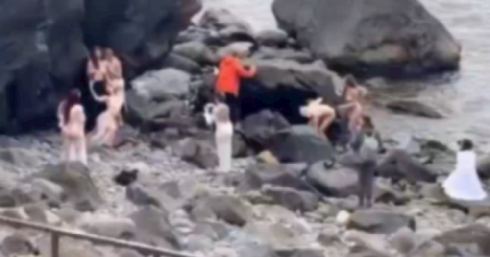 Sessão fotográfica com mulheres nuas no Cais do Sardinha gera polémica na Madeira (com vídeo)
