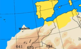 Poeiras de &Aacute;frica a caminho da Madeira