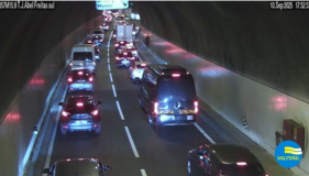 Acidente provoca fila de trânsito de 4 km