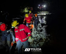 Turista resgatada na Ribeira da Janela