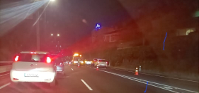 Motociclista ferido na Via R&aacute;pida