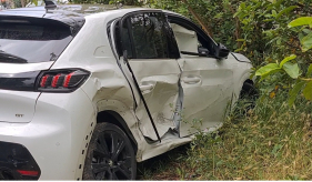 Carro fora de controlo faz estragos em s&eacute;rie no Monte (com v&iacute;deo)