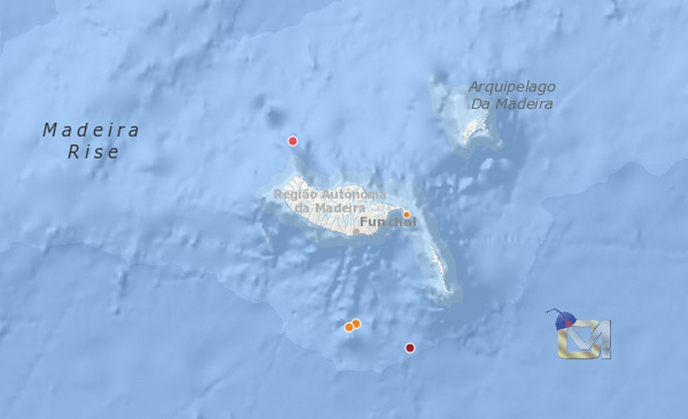 Pequeno sismo a Sudoeste das Desertas