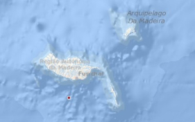 Pequeno sismo a Sul de C&acirc;mara de Lobos