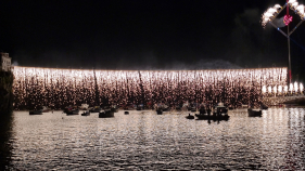 Espetacular cortina de fogo nas Festas de S&atilde;o Pedro, em C&acirc;mara de Lobos (com v&iacute;deo)