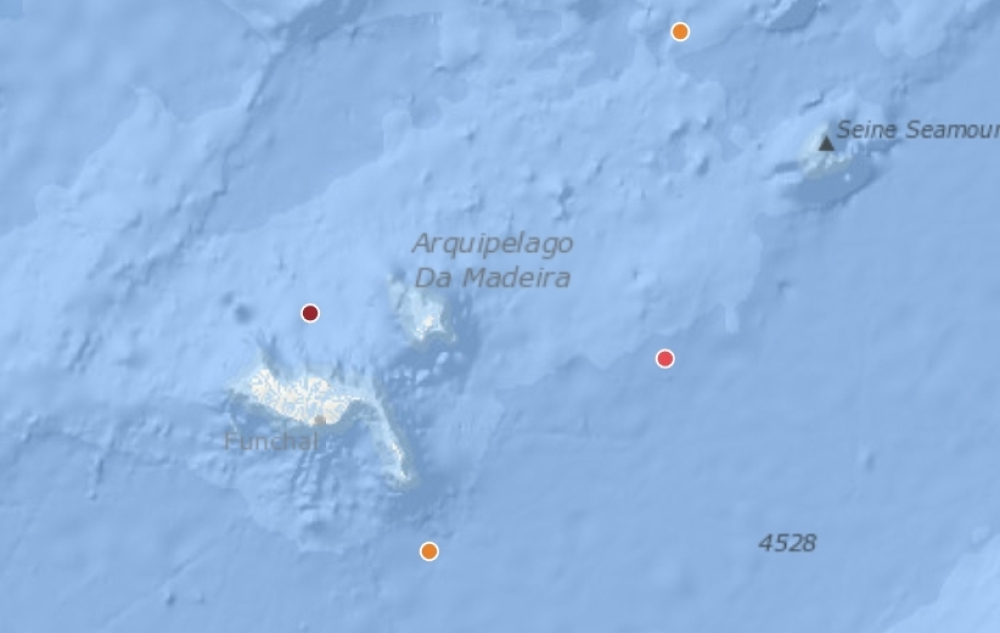 Sismo a Nordeste do Porto Moniz