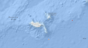Sismo a Este do Porto Santo
