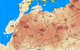Poeiras de &Aacute;frica afetam a Madeira