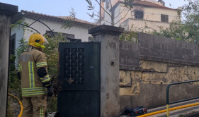 Inc&ecirc;ndio no Pina mobiliza bombeiros