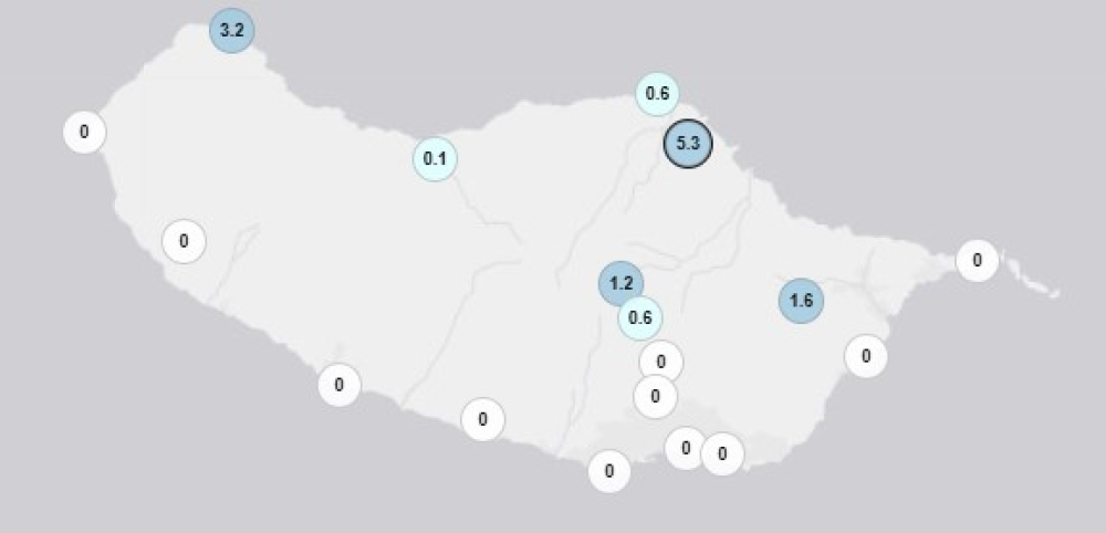 Santana é o concelho mais afetado pela chuva