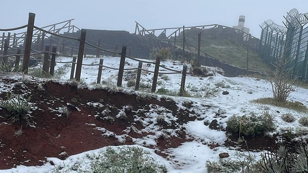 Previsão de queda de neve hoje, na Madeira