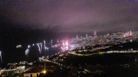 Depress&atilde;o Francis deu tr&eacute;guas na passagem de ano (com video)