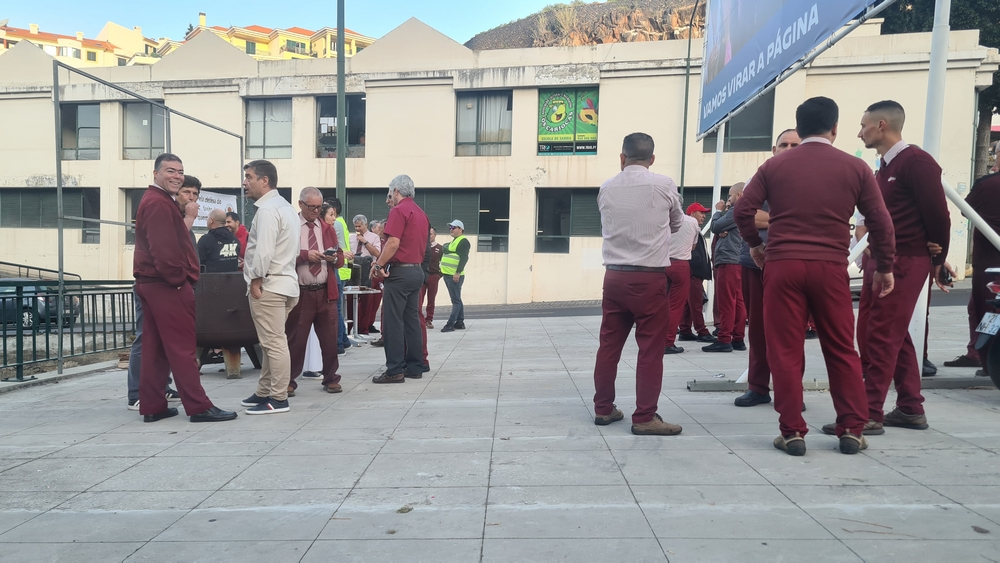 Motoristas em greve. Transporte público afetado.