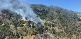 Inc&ecirc;ndio ativo na freguesia do Faial