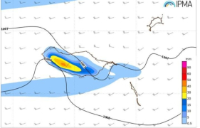 Noite de vento na Madeira