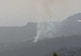 Inc&ecirc;ndio mobiliza meio a&eacute;reo (com v&iacute;deo)