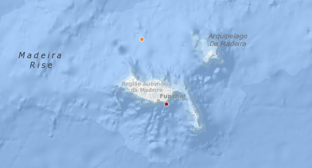Sismo a Sudoeste de Santa Cruz