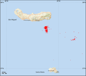 Registados 800 sismos de baixa magnitude na Ilha de S&atilde;o Miguel