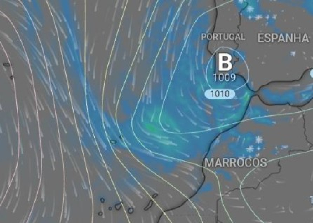 Agravamento do estado do tempo a partir do final da tarde