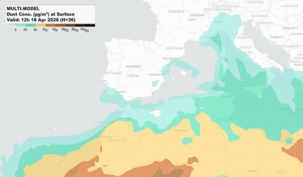 Poeiras em suspensão vão afetar a Madeira