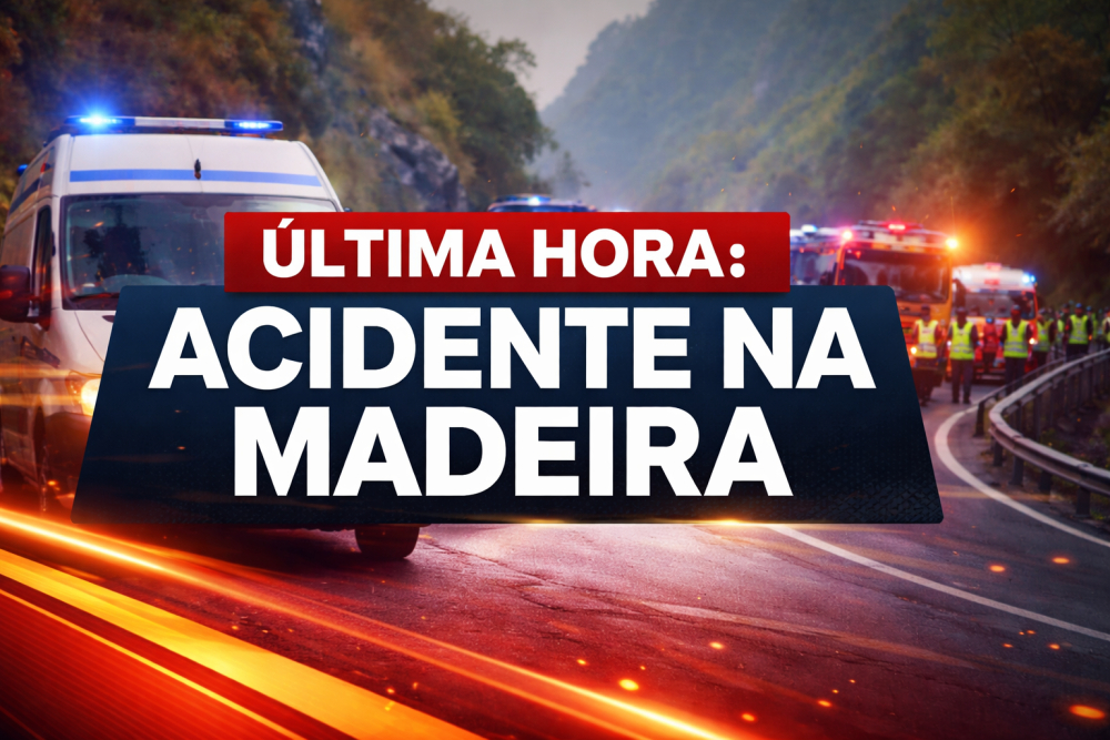 Acidente na Madeira provoca cinco feridos na Via Expresso