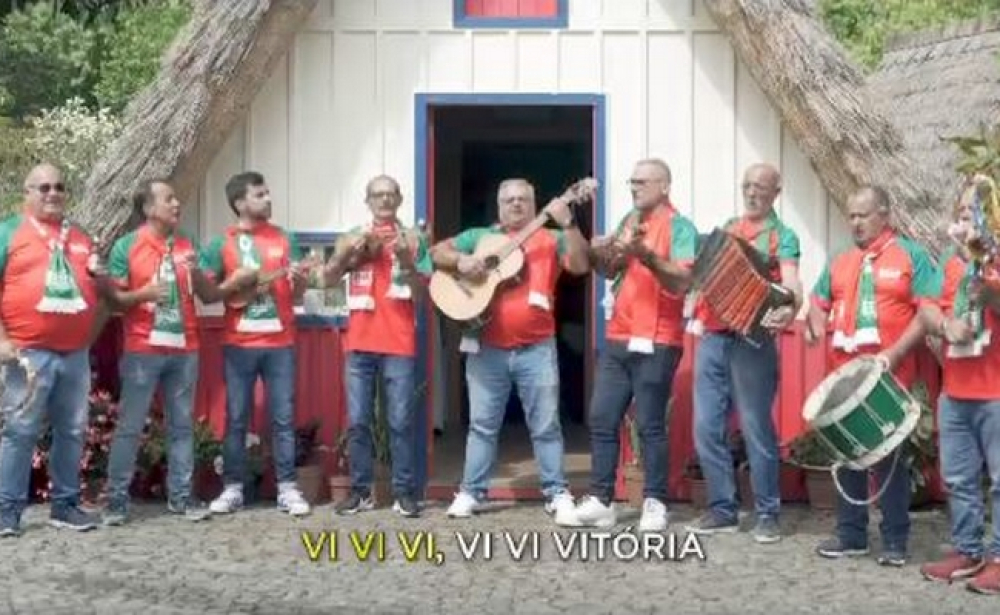 Grupo Madeira despique canta "Vitória" para apoiar a seleção (com vídeo)