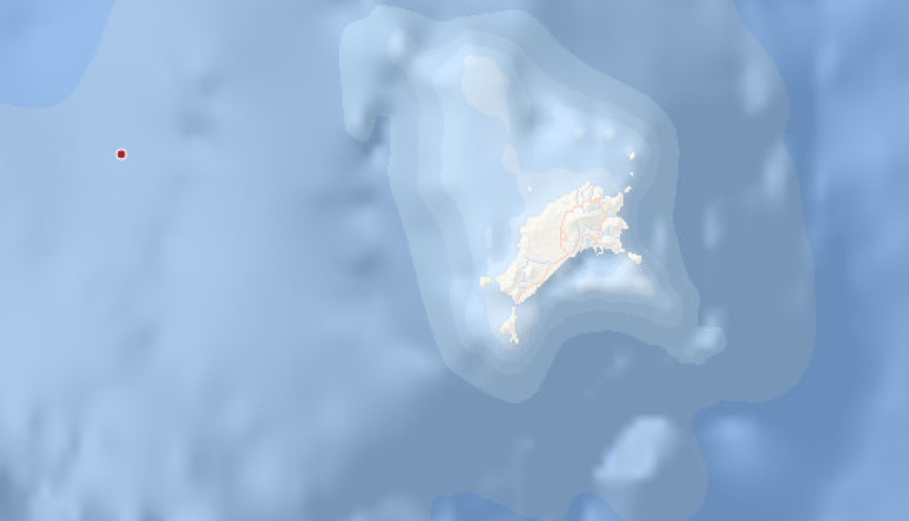 Sismo de fraca magnitude a Noroeste do Porto Santo