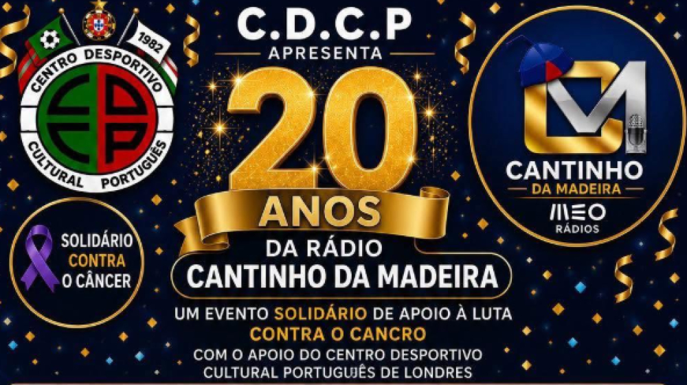 Festa solidária para celebrar os 20 anos da Rádio Cantinho da Madeira
