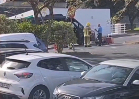 Acidente entre carrinha e motociclo, em Machico (com v&iacute;deo)