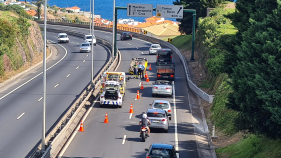 Acidente aparatoso na Via R&aacute;pida (com video)