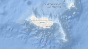Sismo de baixa magnitude ao largo de C&acirc;mara de Lobos