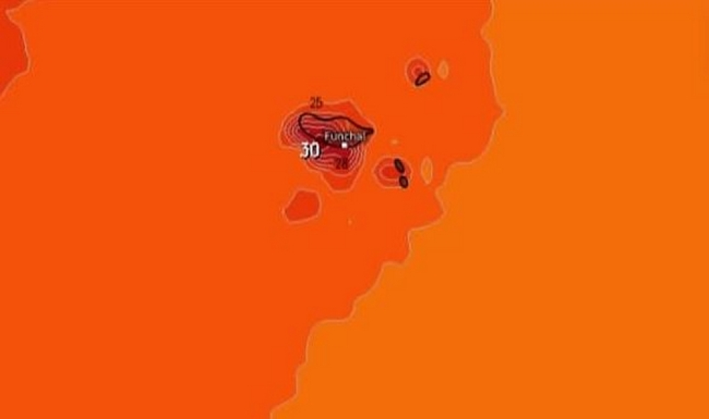 Temperaturas estão a escaldar na Madeira.