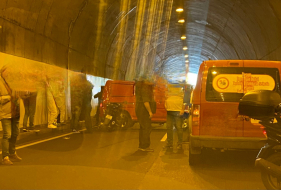 Acidente provoca longa fila de tr&acirc;nsito na Via R&aacute;pida