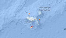 Sismo a Sul do Funchal