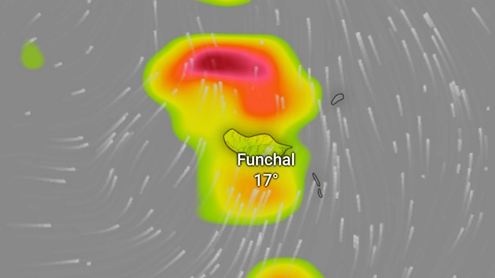 Previsão aponta para valores elevados de precipitação. Emitido aviso amarelo.