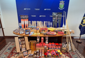 80 quilos de fogo apreendido